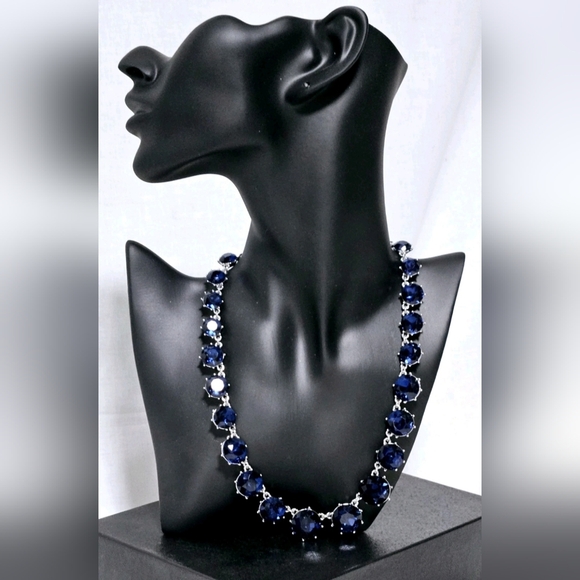 Charter Club Elegant Blue and Silver Necklace - Picture 1 of 7